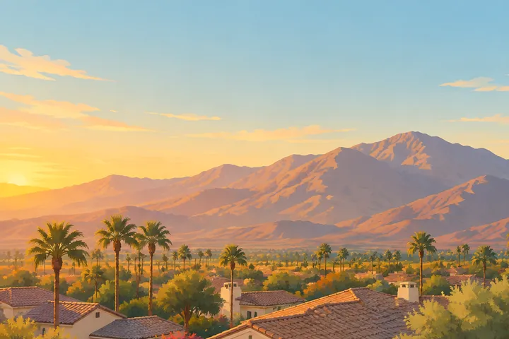 Illustrative Palm Springs home